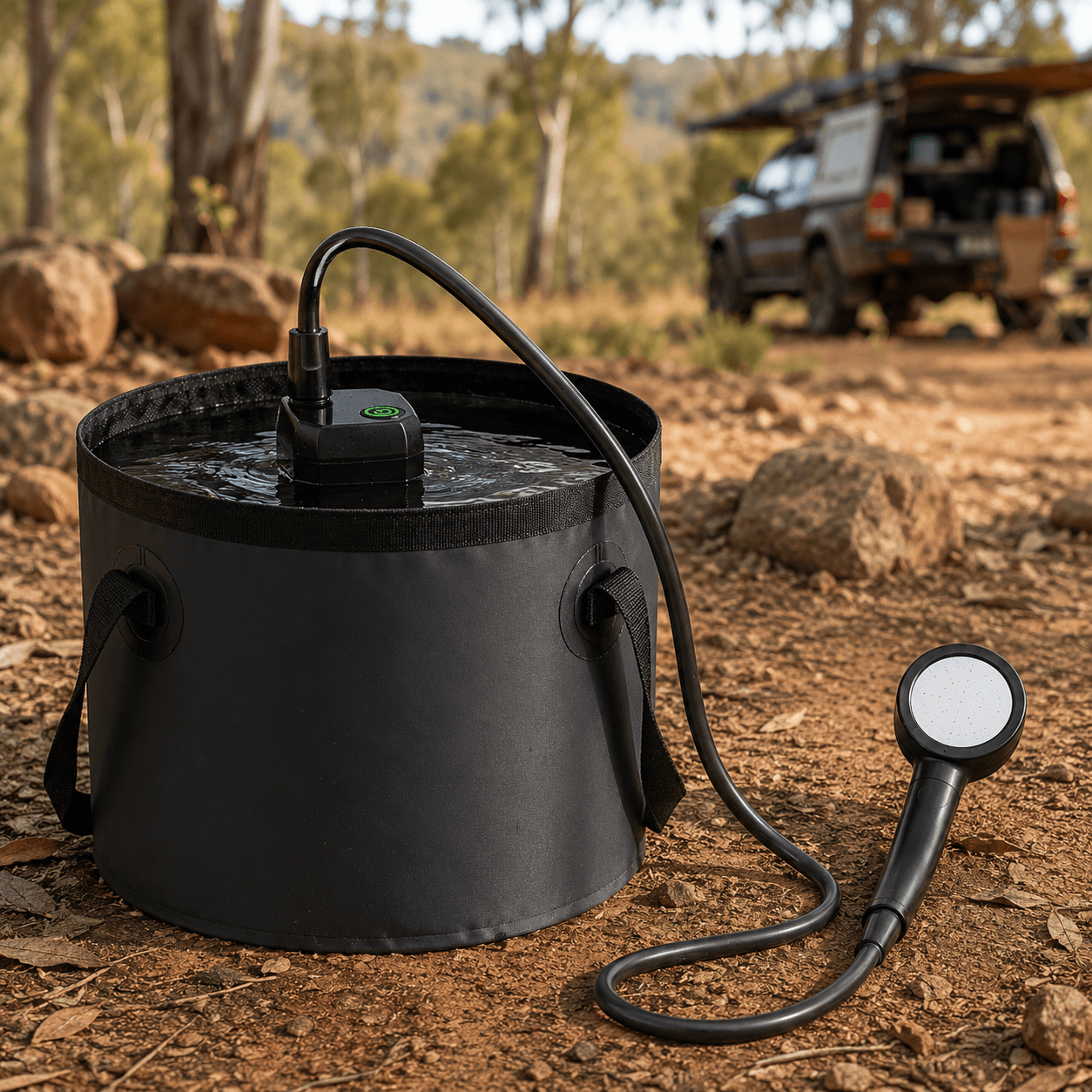 TrailBuilt Off-Grid Rinse Pump