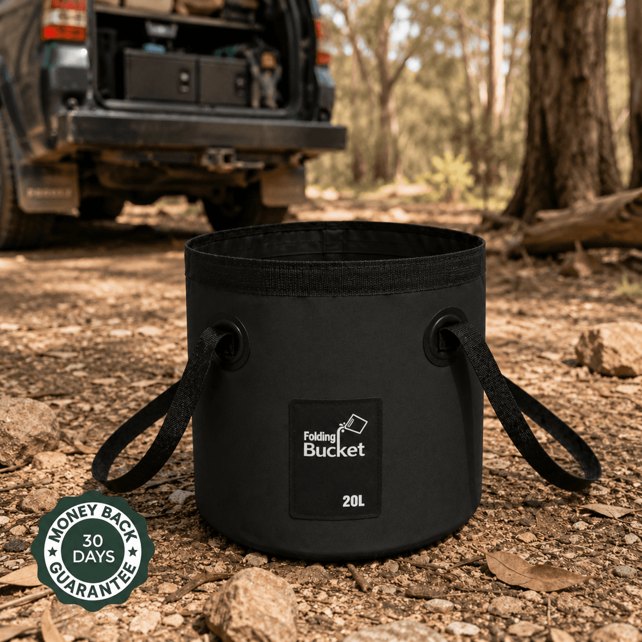 TrailBuilt™ Fold-Flat Water Bucket