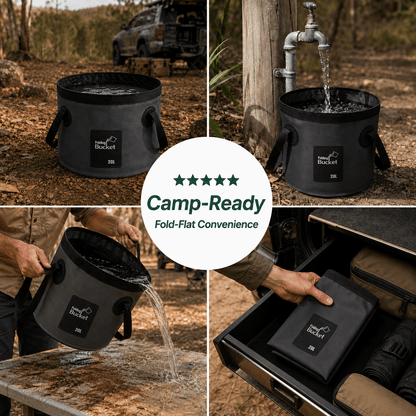 TrailBuilt™ Fold-Flat Water Bucket