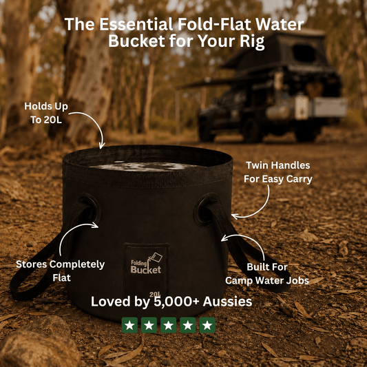 TrailBuilt™ Fold-Flat Water Bucket