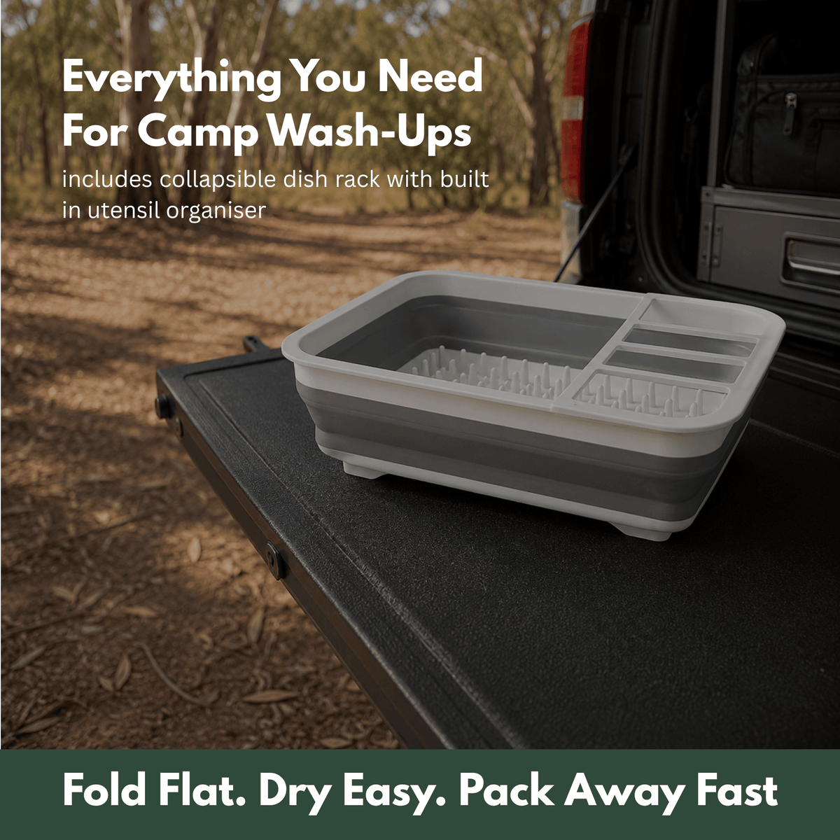 TrailBuilt™  Collapsible Dish Rack