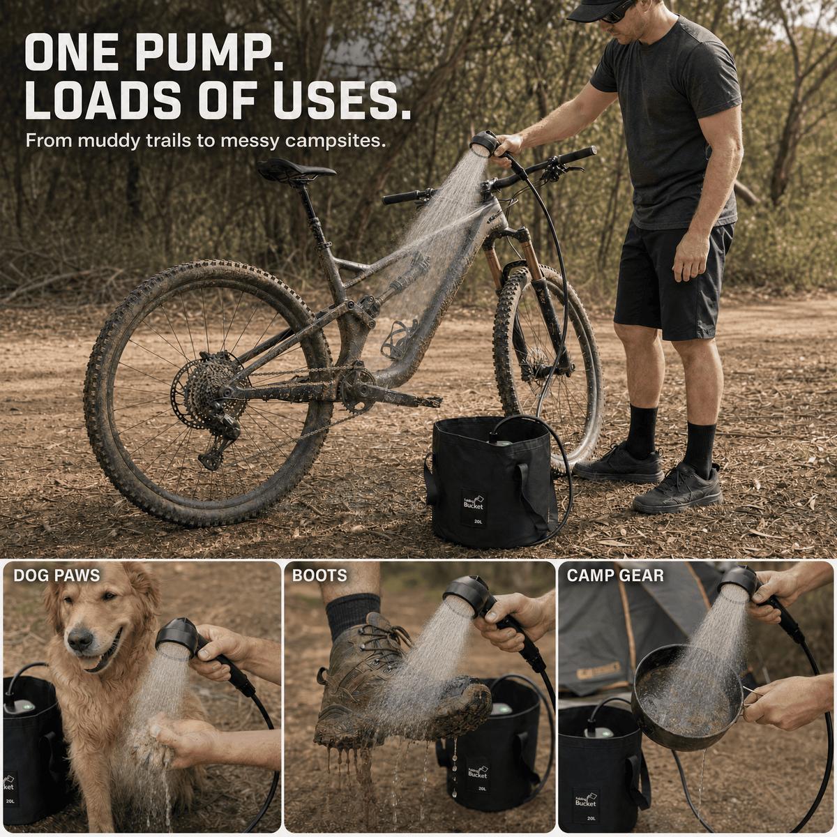 TrailBuilt™ Portable Rinse Pump