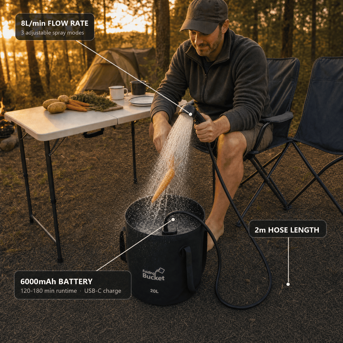 TrailBuilt™ Portable Rinse Pump