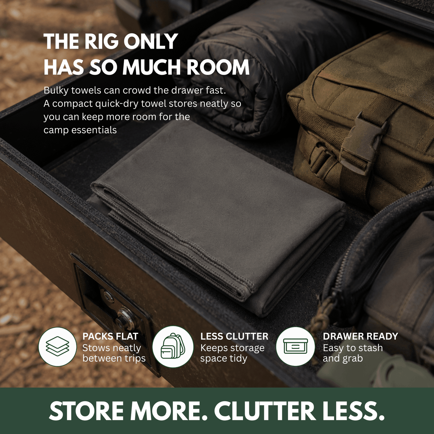 TrailBuilt™ Quick-Dry Camp Towel