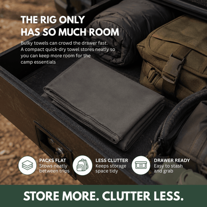 TrailBuilt™ Quick-Dry Camp Towel