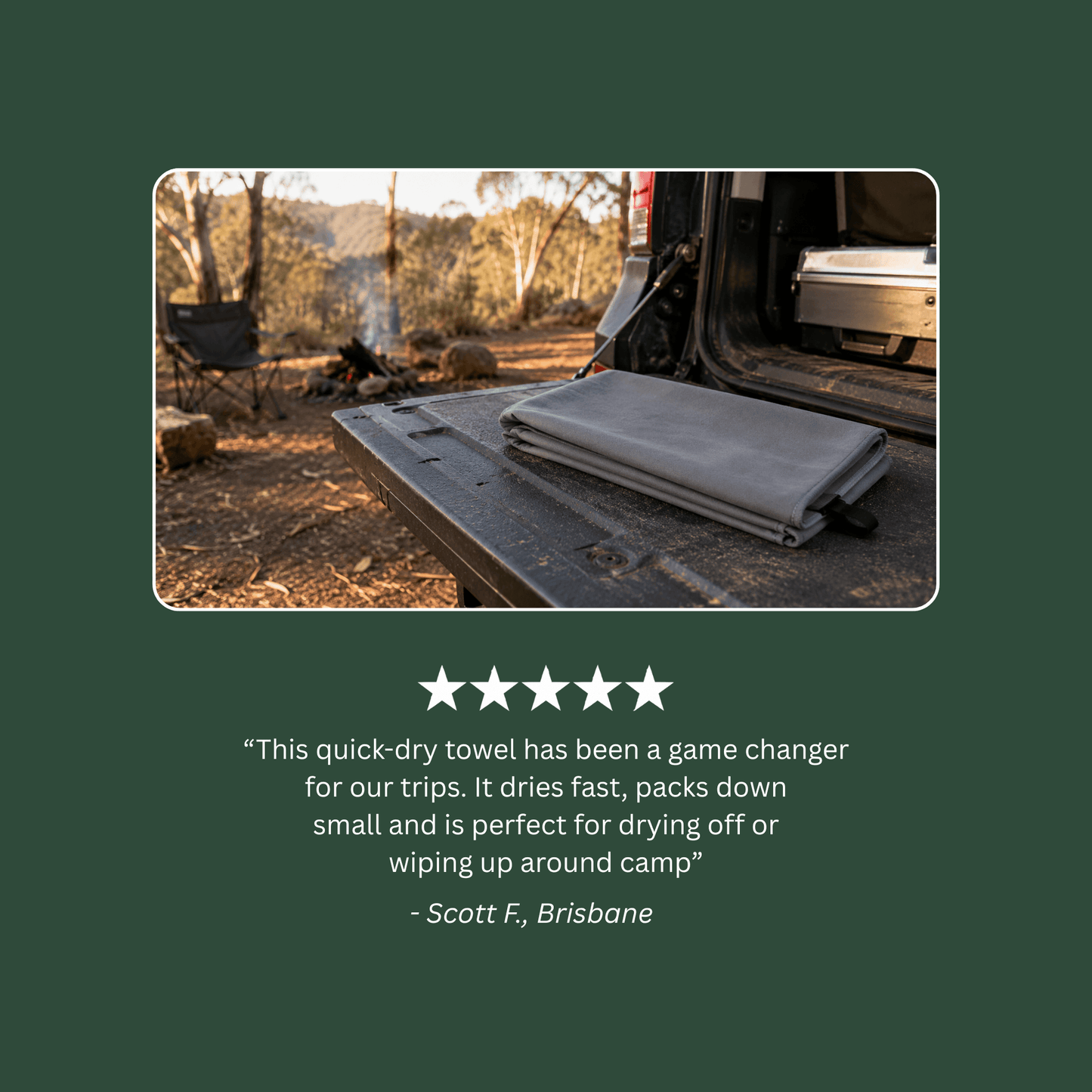 TrailBuilt™ Quick-Dry Camp Towel